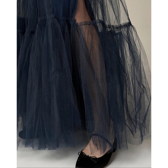 J.Crew Collection tiered tulle maxi skirt - Picture 4 of 12